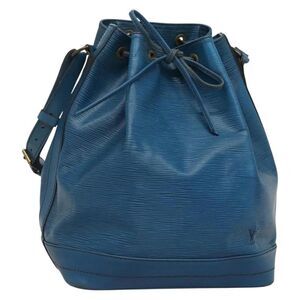 Pre Loved louis vuitton Women Blue Shoulder Bags